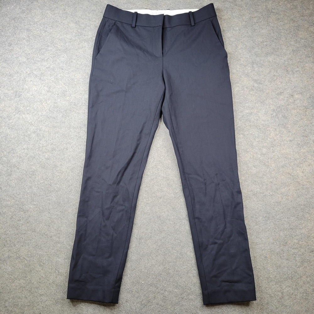 Everlane Pants Womens 4 Blue Slim Ankle Twill Stretch Dress Work Office Career